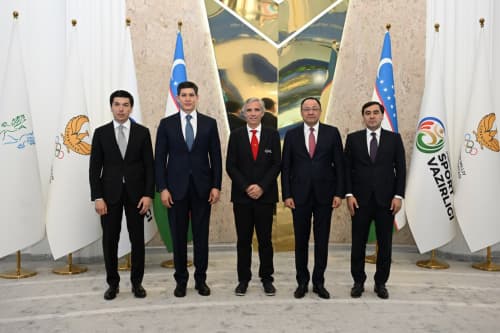 Xalqaro triatlon ittifoqi Prezidenti Fernandes Arimani bilan hamkorlik uchrashuvi o‘tkazildi