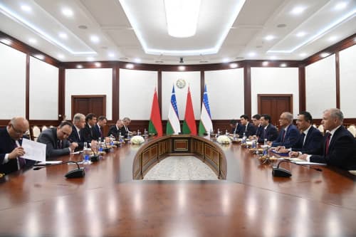 Беларус Республикаси ташқи ишлар вазири билан учрашув