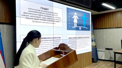 Ichki ishlar vazirligining “Xavfsiz shahar” tizimlarini rivojlantirish markazi xodimlari uchun huquqiy oʻquv soatlari oʻtkazilmoqda