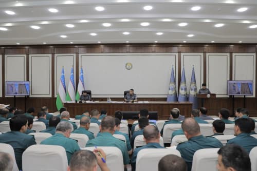 Ички ишлар вазирлигининг ишчи гуруҳи томонидан Хоразм вилоятида ўтказилган комплекс инспекторлик текшируви якунларига бағишланган таҳлилий йиғилиш бўлиб ўтди