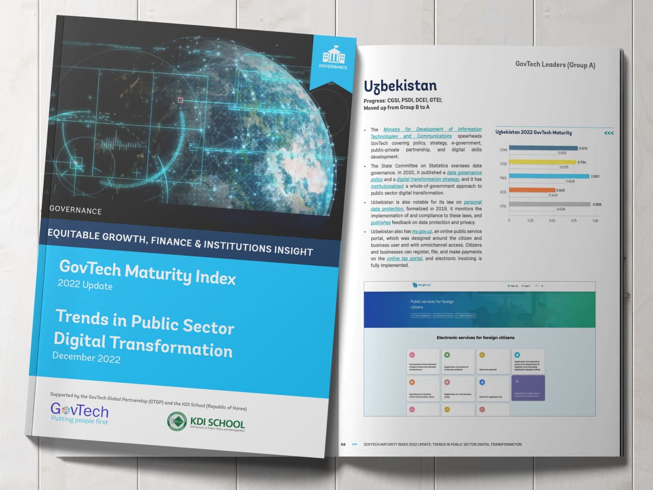 The World Bank highlighted Uzbekistan in the 2022 Public Sector Digital Transformation Trends report