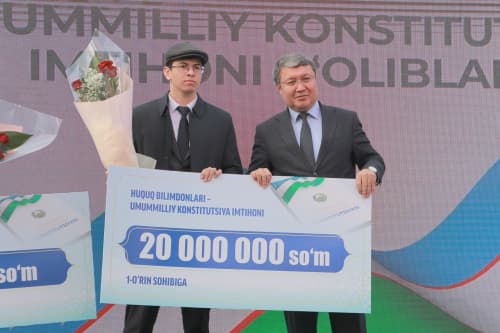 Адлия вазирлиги томонидан “Конституция кўчаси” ташкил этилди