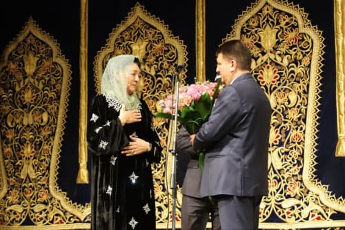 O‘zbekiston xalq artisti Muqaddas Xoliqovaning 65 yoshi munosabati bilan O‘zbek Milliy akademik drama teatrida ijodiy kecha bo‘lib o‘tdi