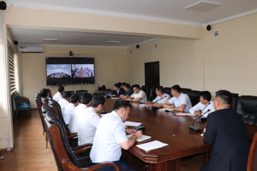 NUKUS TUMANI SUV ISTE’MOLCHILARI BILAN VIDEOMULOQOT O‘TKAZILDI 