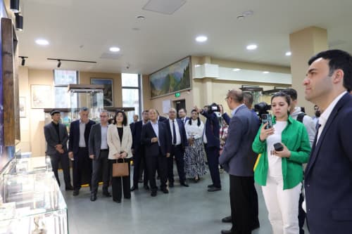 “Geologiya muzeyi” DM yangi binosiga press-tur tashkillashtirildi
