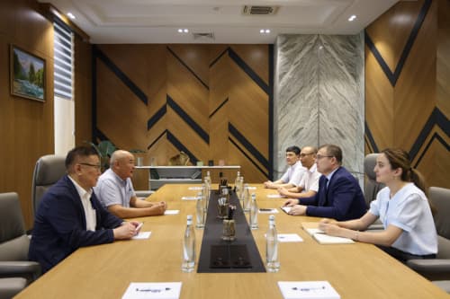 On the meeting with representatives of the Mongolian company ‘Steppe Cooper’