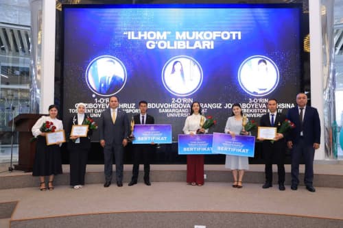 “Ilhom” mukofoti respublika tanlovining 2025-yilgi sovrindorlari tantanali taqdirlandi